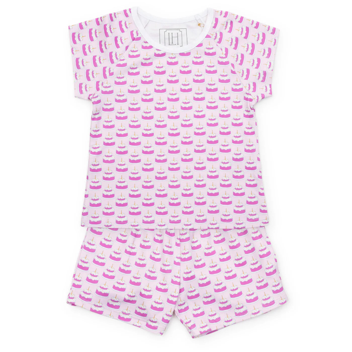 EMMA SHORT SET BIRTHDAY CAKE PINK