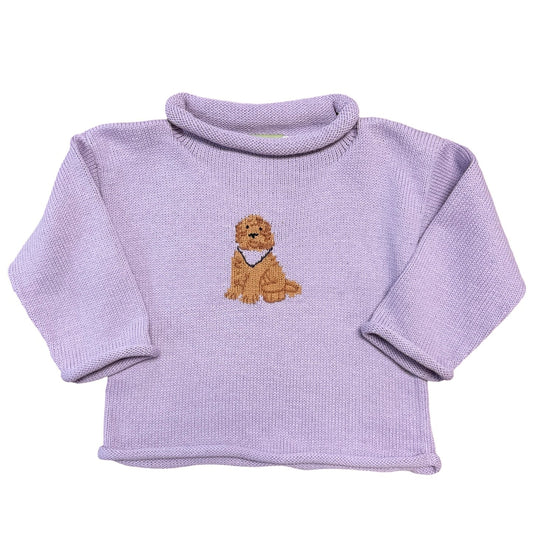 LAVENDER GOLDENDOODLE ROLLNECK