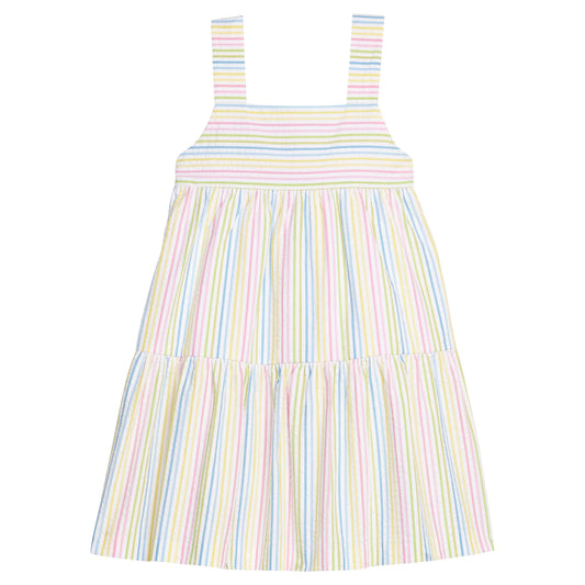 GEORGIA DRESS RAINBOW SEERSUCKER