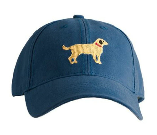 YELLOW LAB HAT NAVY