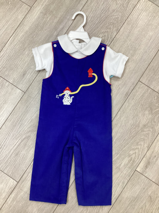 Fire Dogs - Royal Blue Corduroy Logn Jon Jon