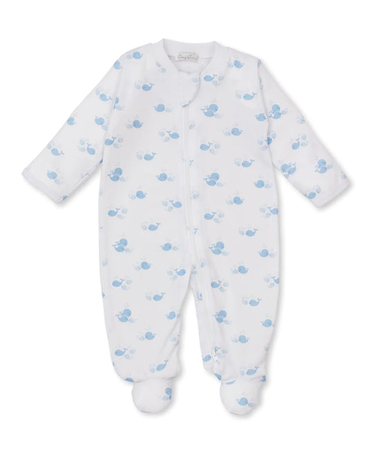 WHALE PRINTED FOOTIE