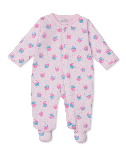 CUPCAKE PARTY ZIPPER FOOTIE