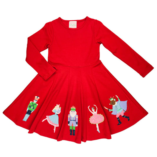 RED NUTCRACKER DRESS