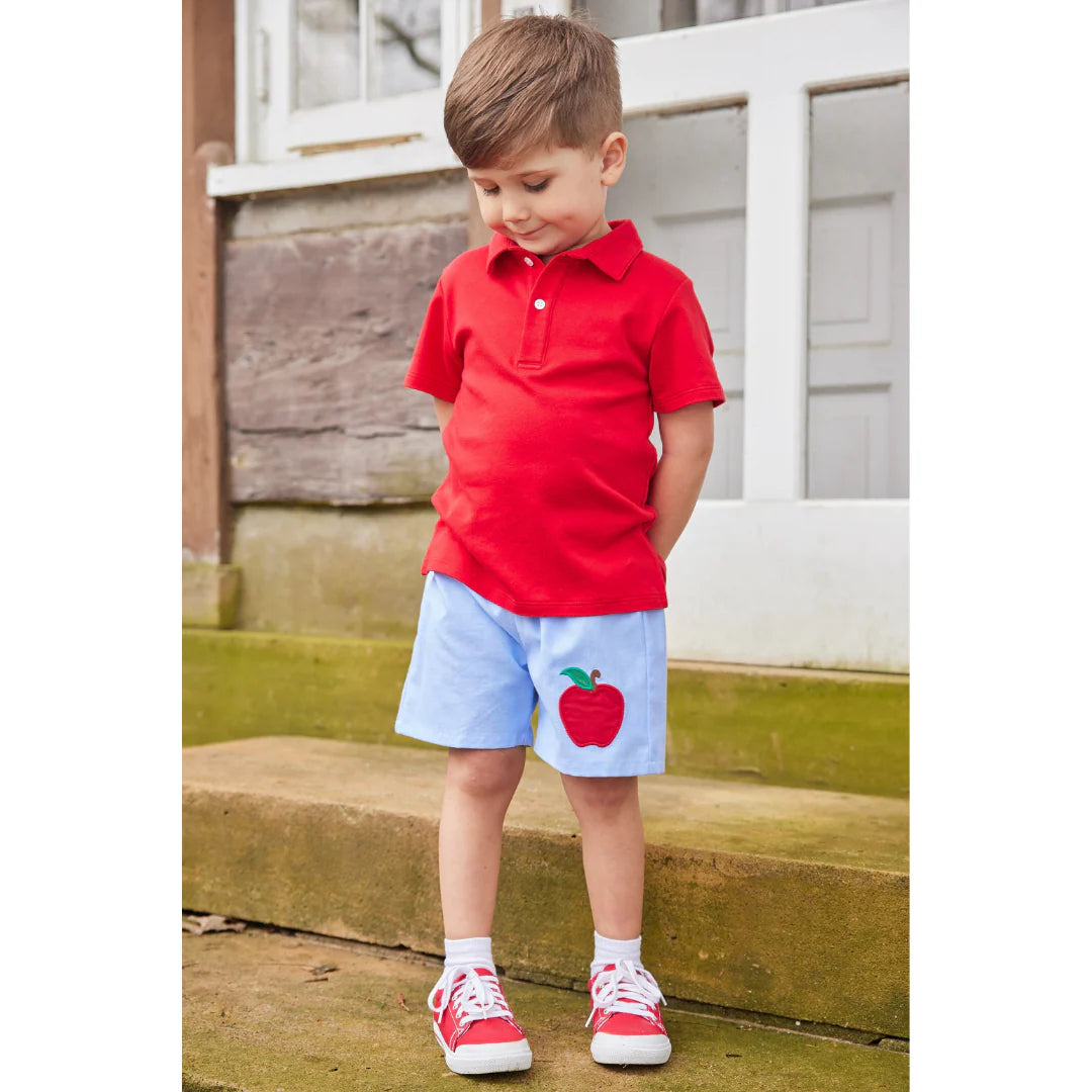 APPLIQUE BASIC SHORTS APPLE