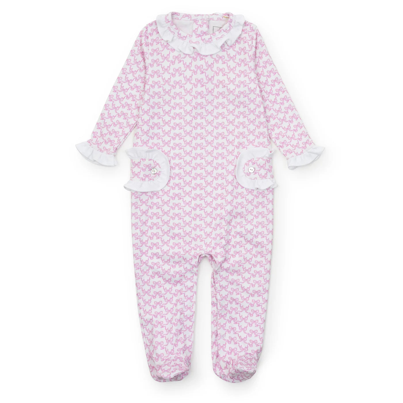 LUCY ROMPER PRETTY PINK BOWS