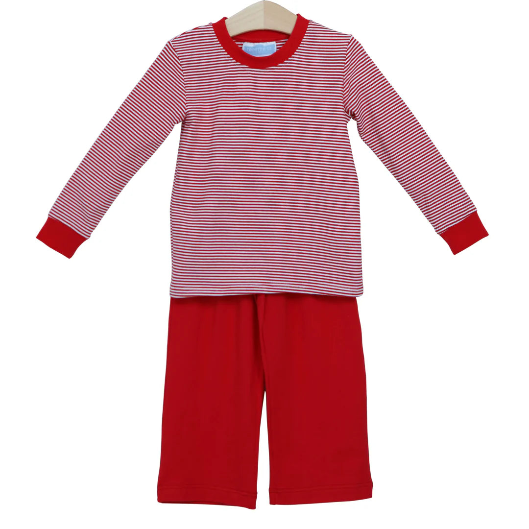 MILLER PANTS SET RED STRIPE