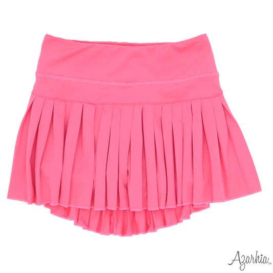 PLEATED SKORT NEON PINK