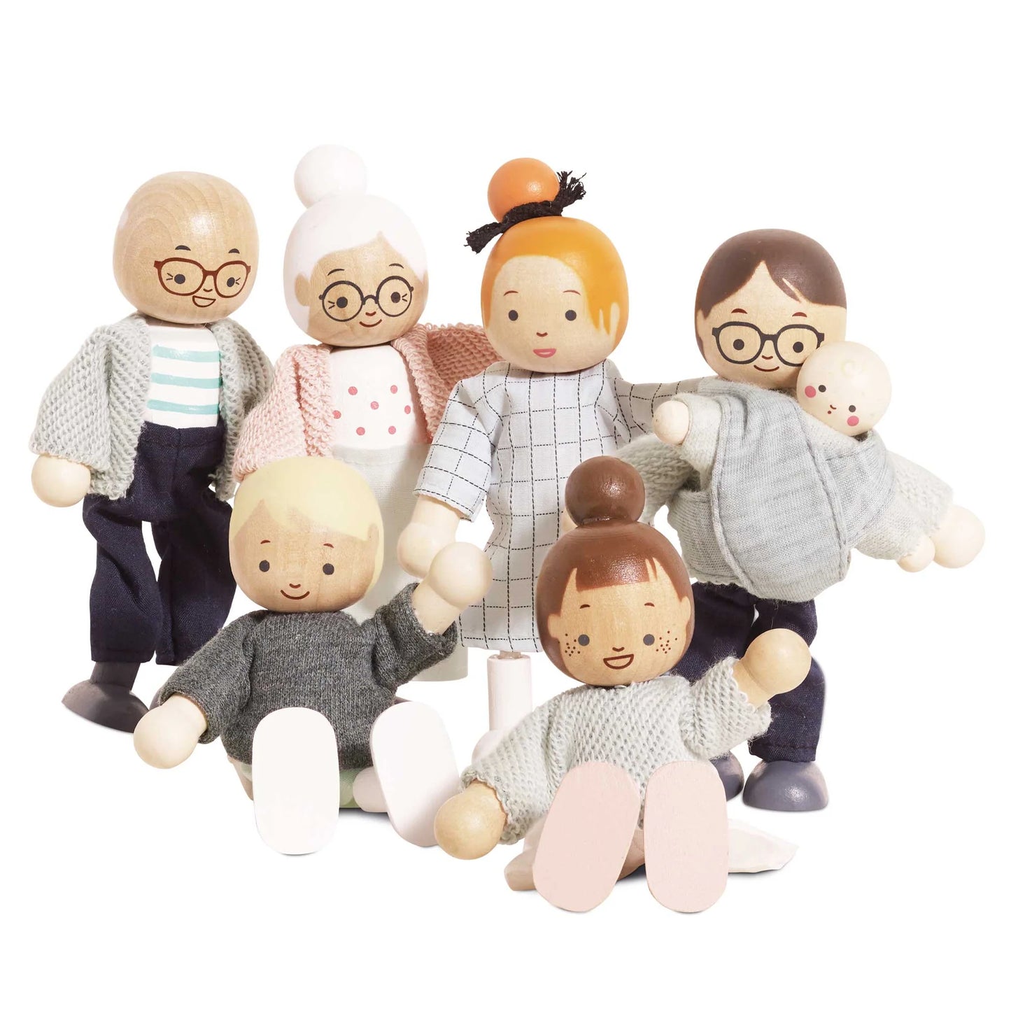 DOLLS HOUSE FAMILY 7 PC.