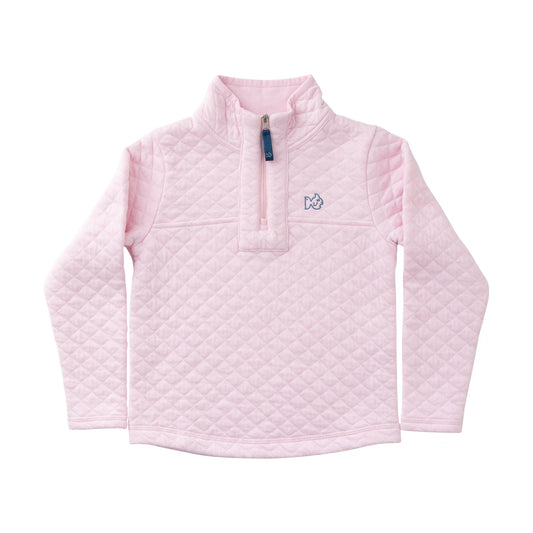 QUILTED PULLOVER PINK TULLE