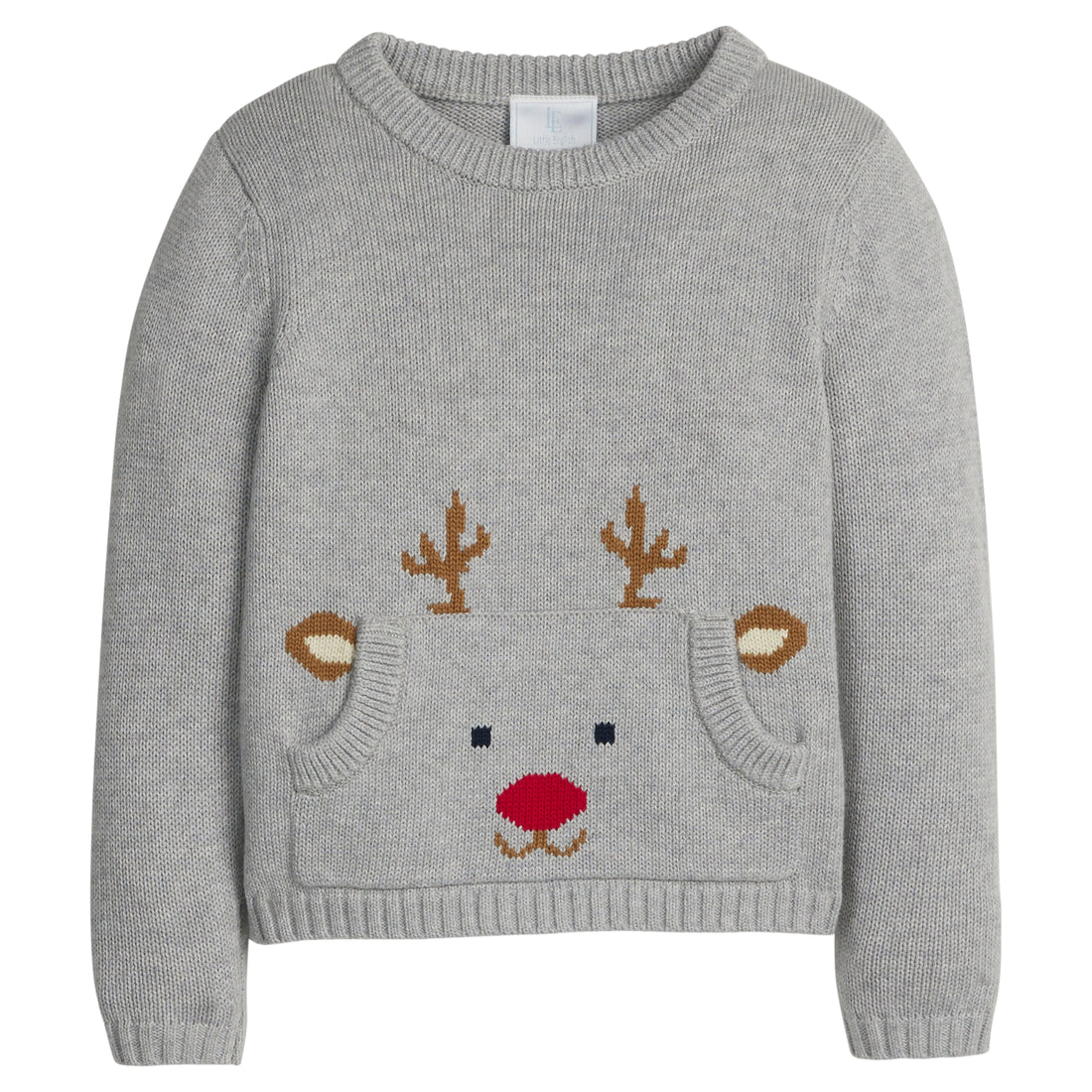 POCKET INTARSIA SWEATER REINDEER