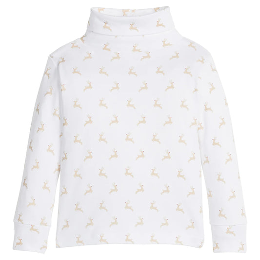 PRINTED TURTLENECK REINDEER GAMES