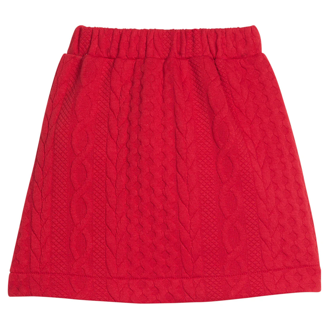QUILTED MINI SKIRT CHERRY