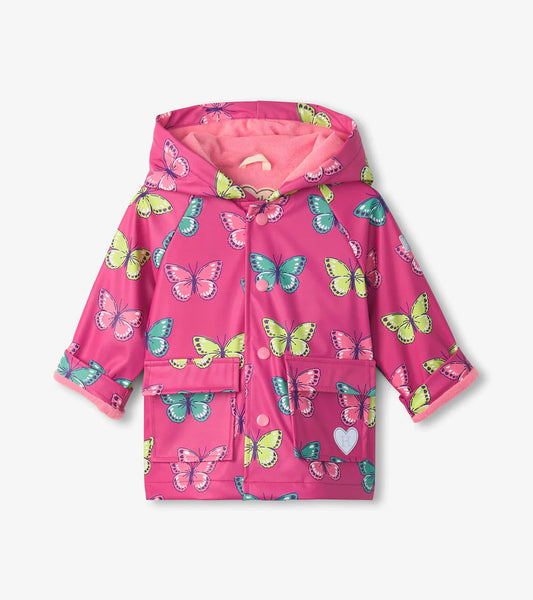 BOLD BUTTERFLIES RAINCOAT