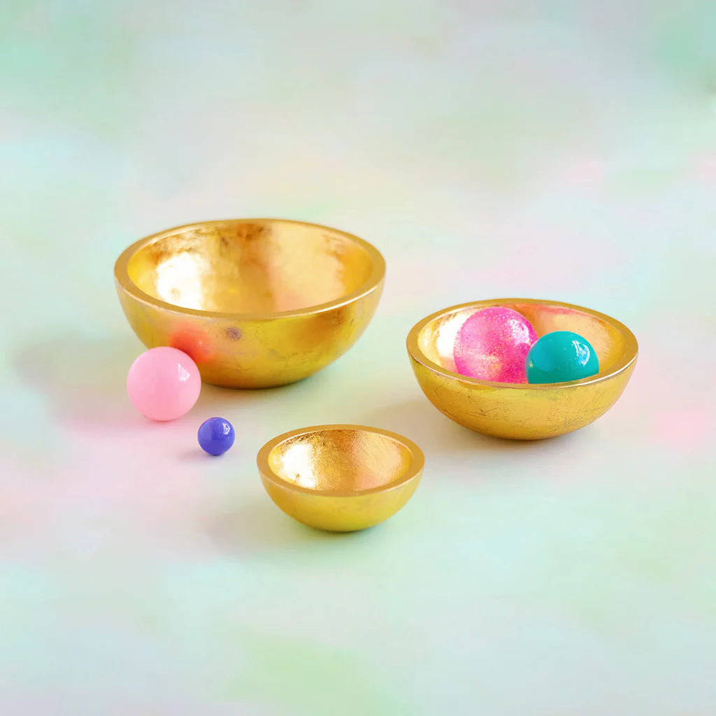 GOLD BOWLS SET OF 3