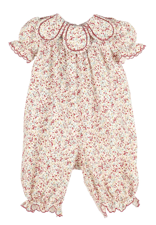 CRANBERRY PRINT PETAL LONGALL