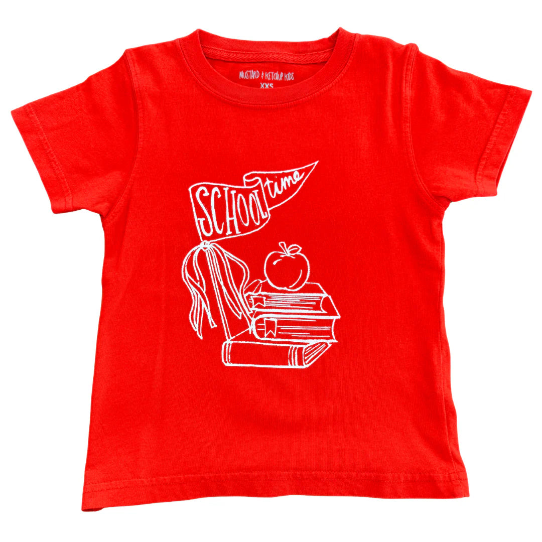 RED SCHOOL TEE