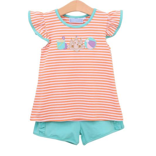 SANDCASTLE TRIO FLUTTER SHORT SET