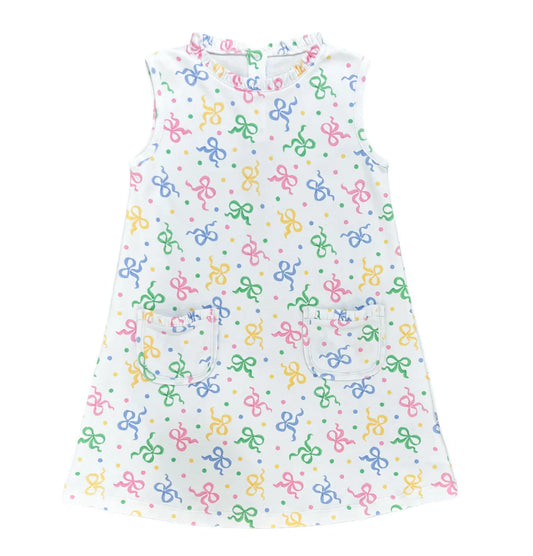 MARGOT DRESS PASTEL BOWS