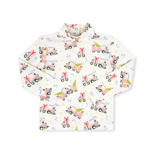 TINY TOT TURTLENECK ALL ABOARD