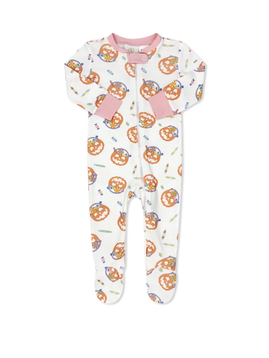 BOO TO YOU FOOTIE PINK