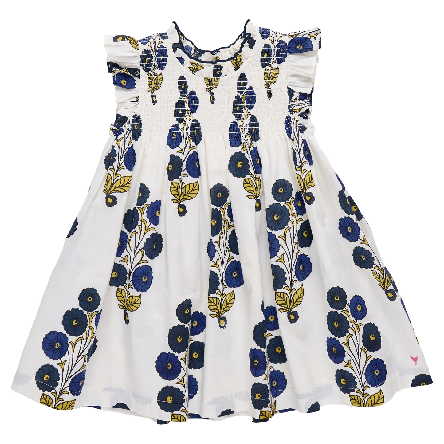 STEVIE DRESS NAVY BUTTERCUP FLORAL