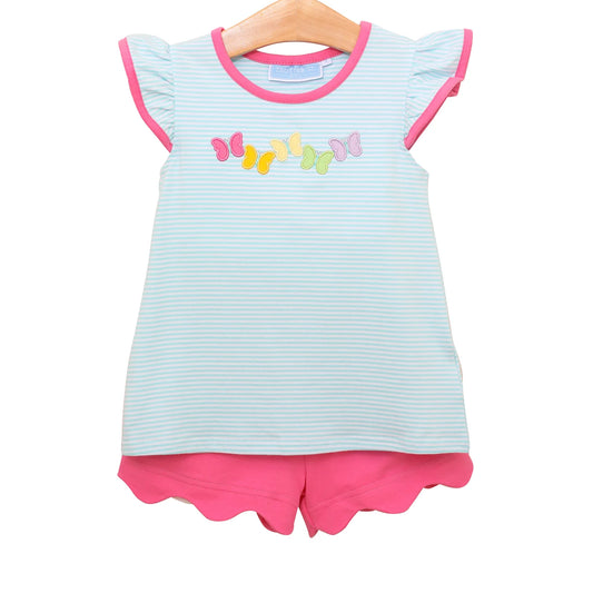 BUTTERFLY SHORT SET