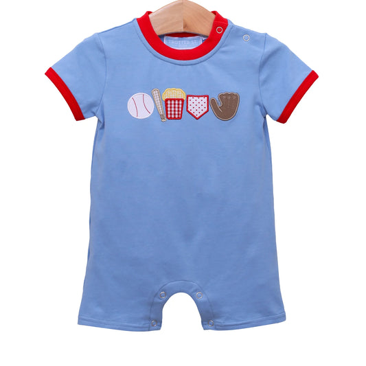 TAKE ME OUT TO THE BALLGAME ROMPER