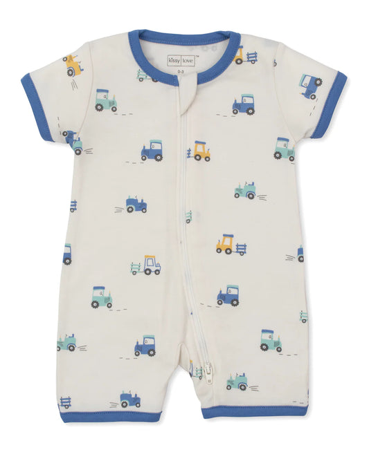 ON THE FARM SHORT PLAYSUIT