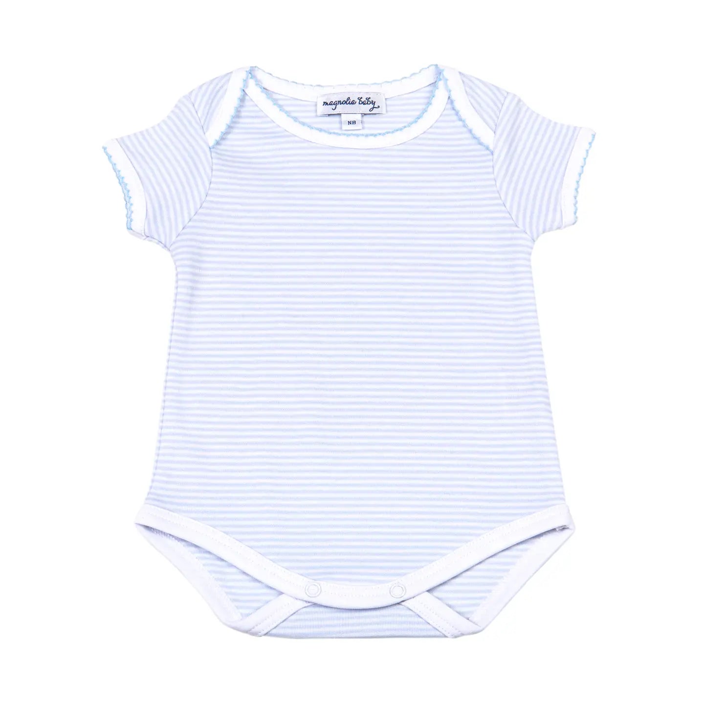 MINI STRIPES SS BODYSUIT BLUE