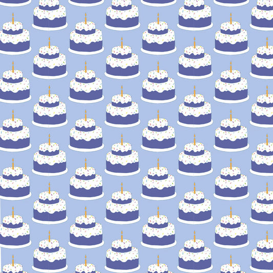 CHARLES SHORT SET BIRTHDAY CAKE BLUE
