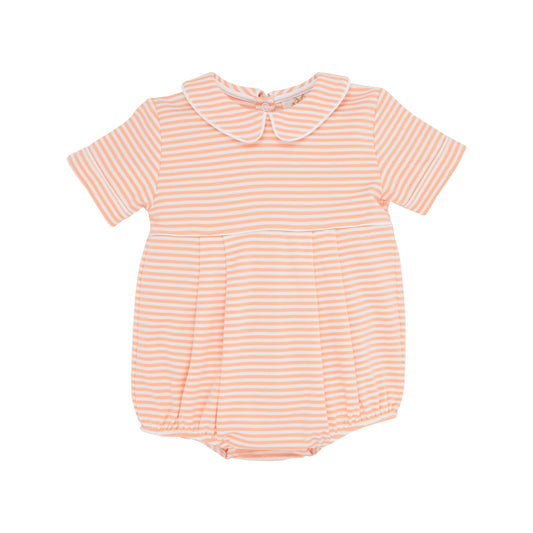 Bradford Bubble Pima - Seashore Sherbert Stripe/Worth White Avenue