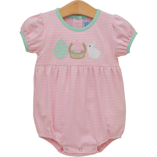 BUNNIES AND BASKETS BUBBLE PINK