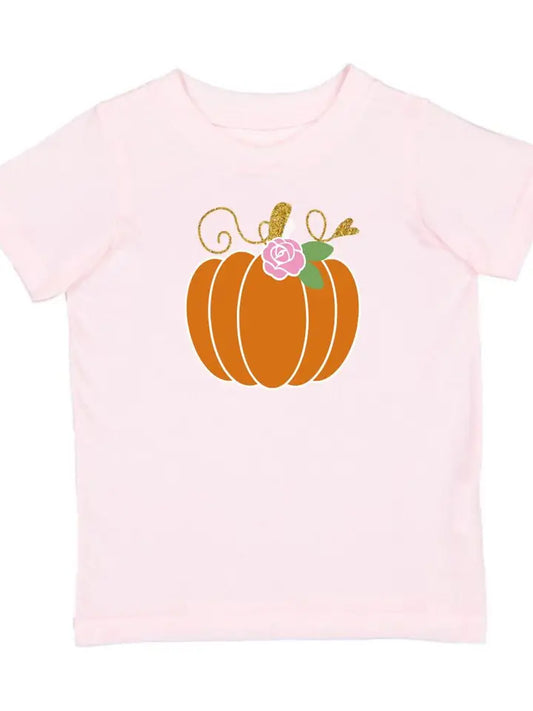 Pumpkin Rose Short Sleeve T-Shirt