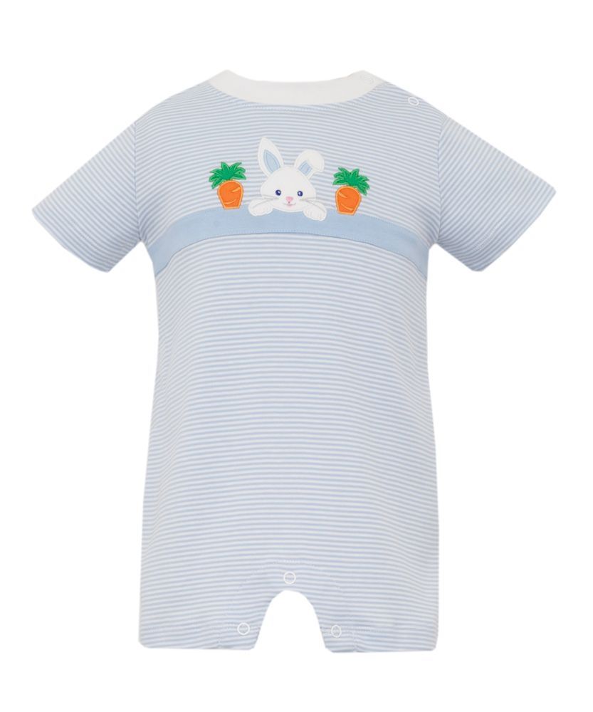 BLUE BUNNY FACE ROMPER