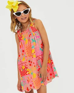 LITTLE SELMA DRESS PASSION FRUIT