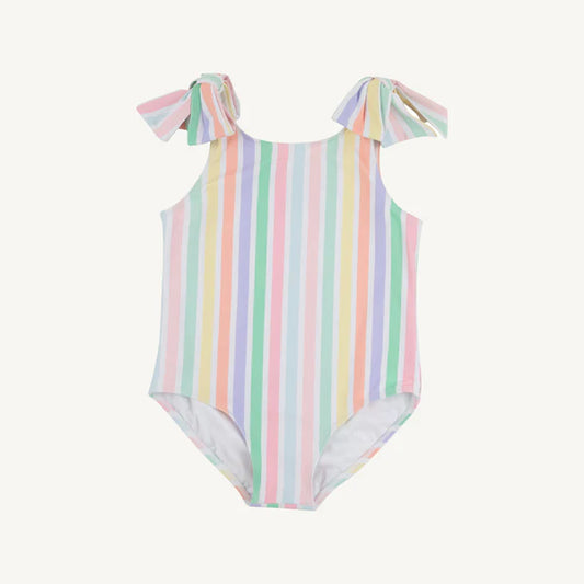 EDISTO BEACH BATHING SUIT SOUTHAMPTON STRIPE