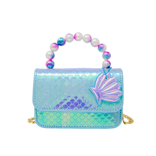 MERMAID SEASHELL BAG BLUE