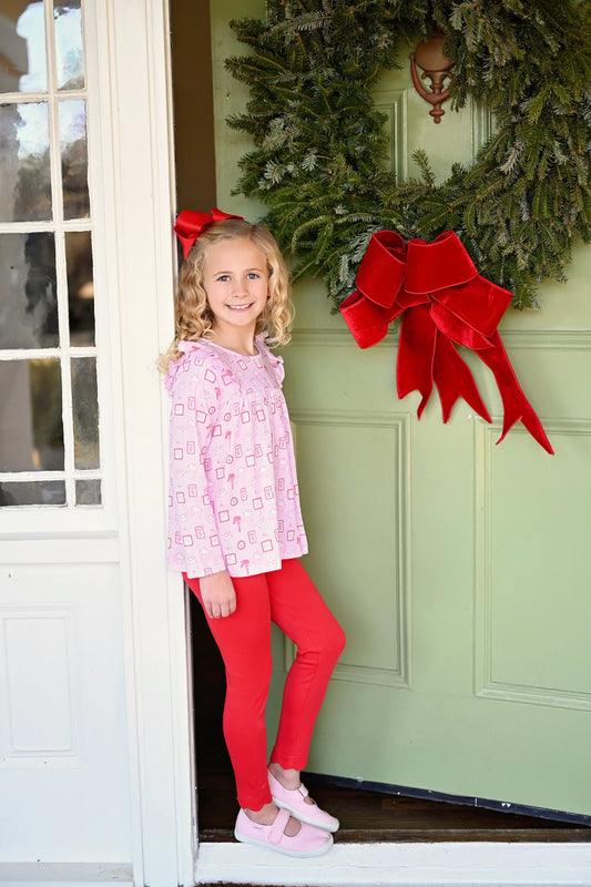 LETTERS TO SANTA LEGGING SET