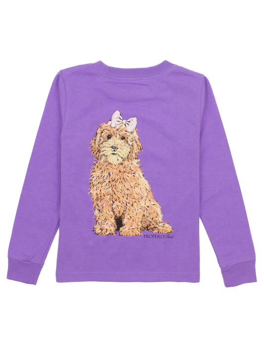 GOLDENDOODLE LT PURPLE TEE