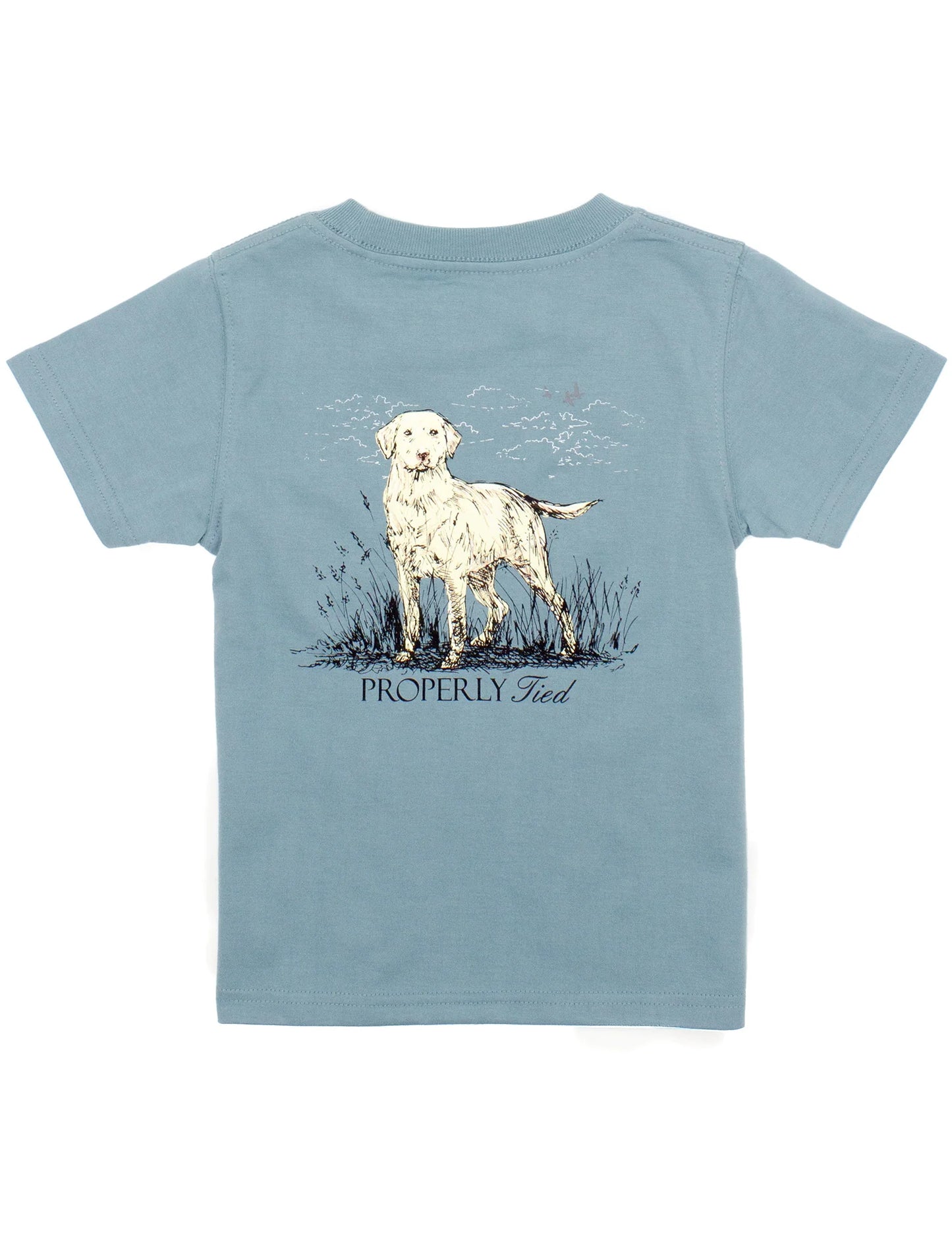 LABRADOR STEEL BLUE TEE