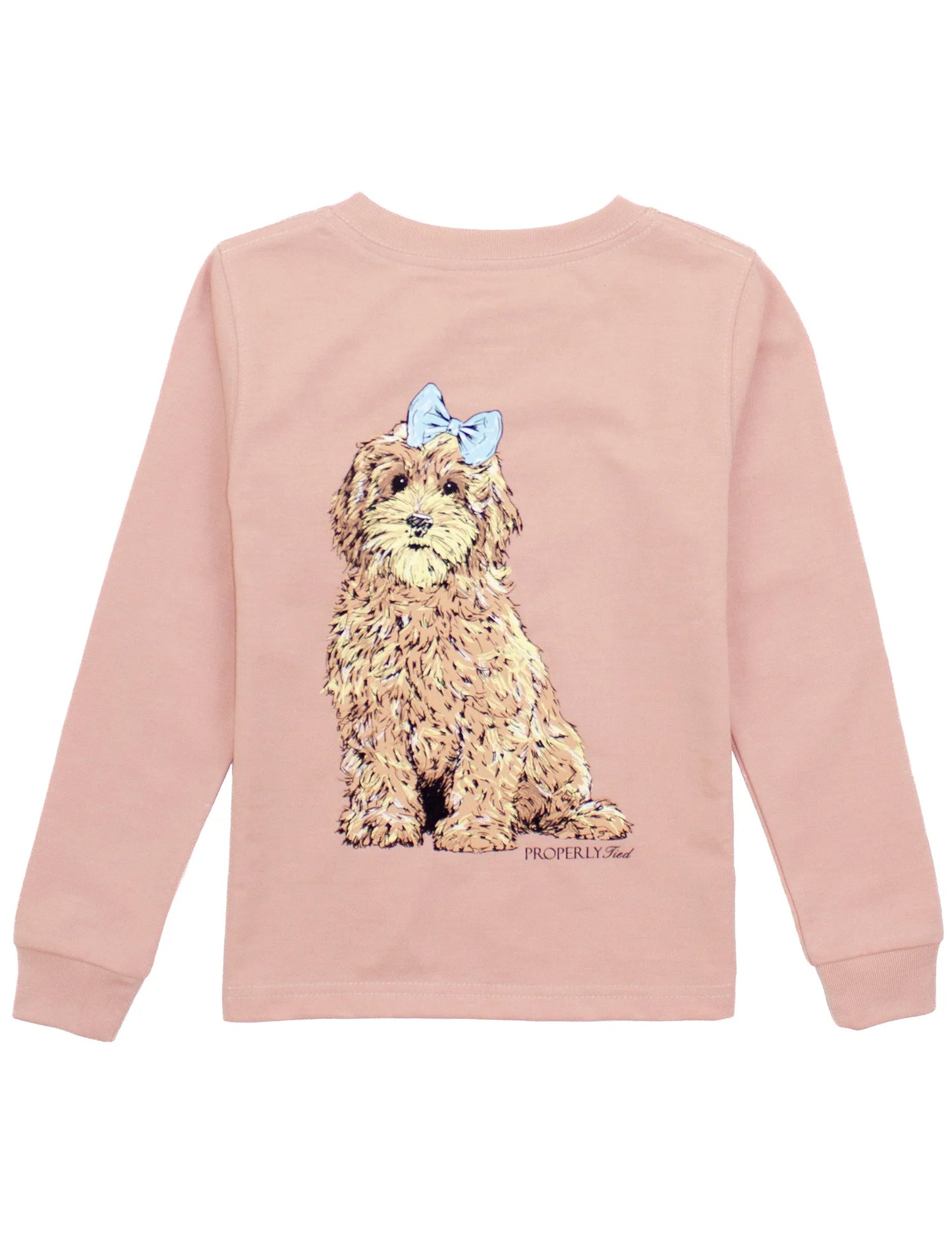LS GOLDENDOODLE PEACH TEE