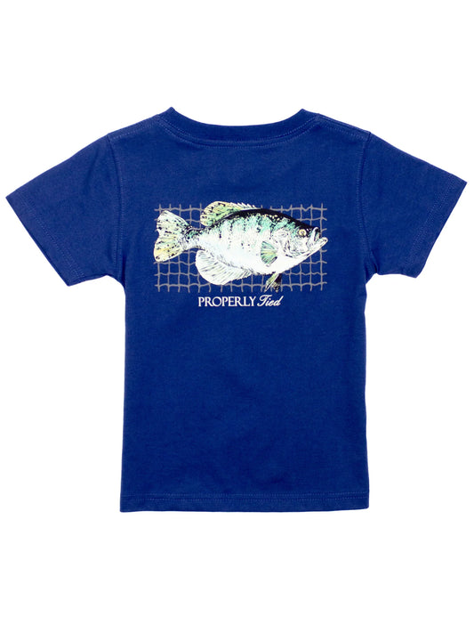 CRAPPIE TEE RIVER BLUE