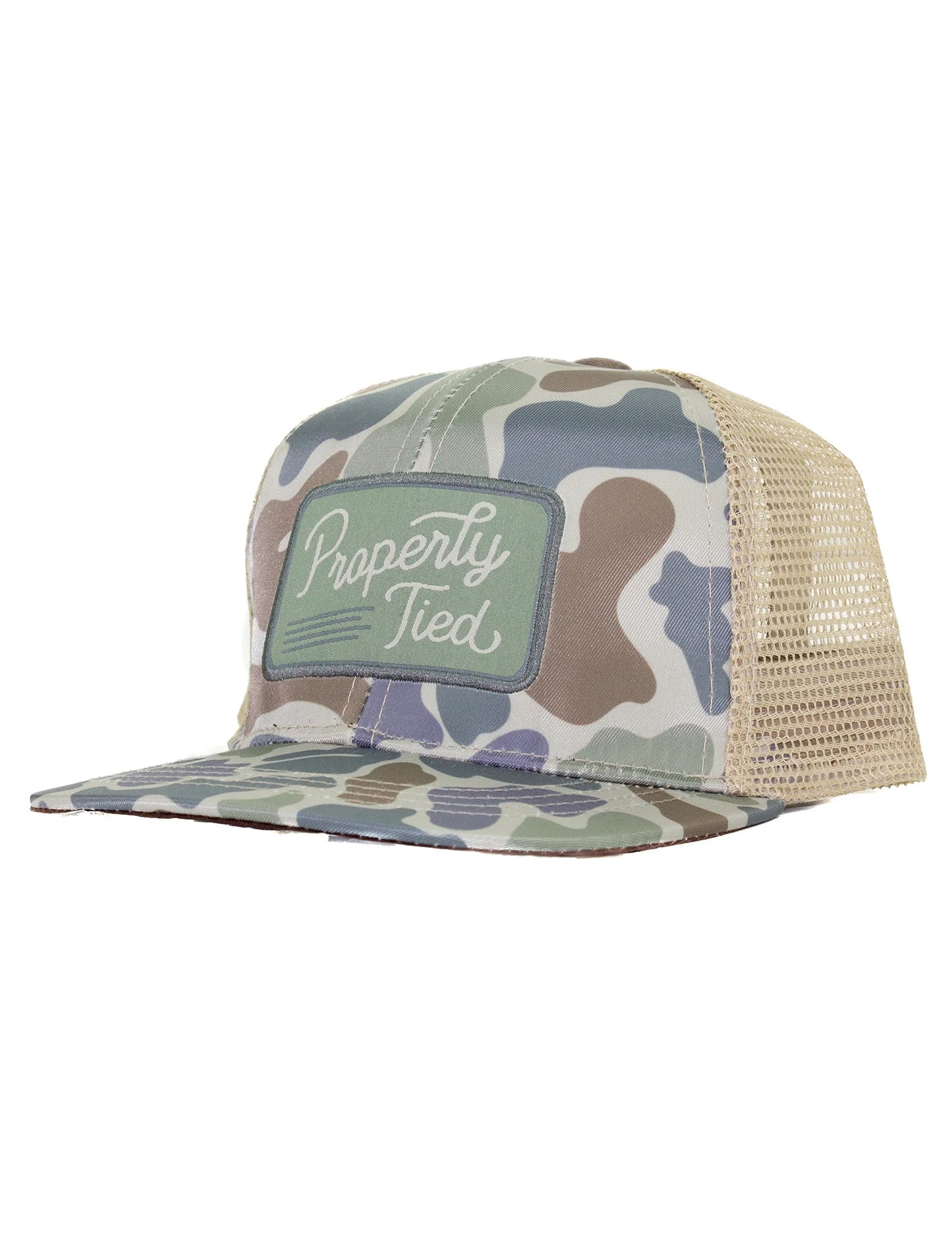 SPORTSMAN TRUCKER HAT VINTAGE CAMO