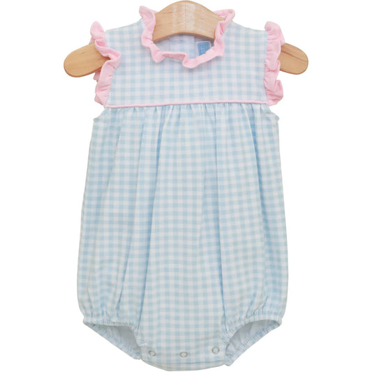 MEREDITH BUBBLE LT BLUE GING/PINK