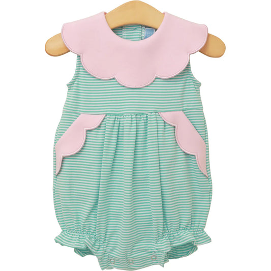 PENELOPE BUBBLE MINT STRIPE/PINK