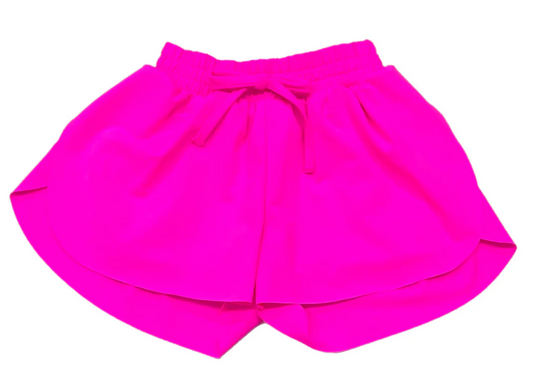 BUTTERFLY SHORTS BRIGHT PINK