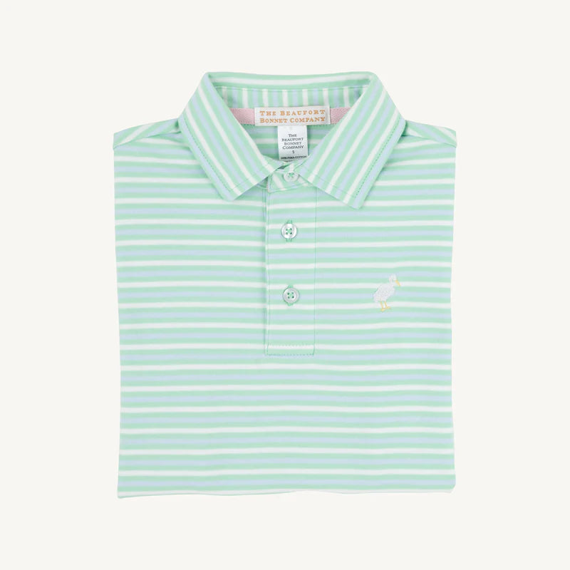SUMMER COUNTRY STRIPE SS PRIM PROPER POLO