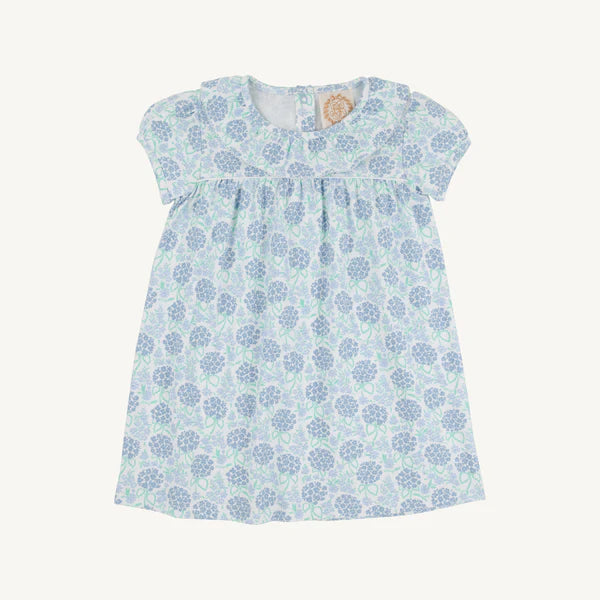SS RAMONA RUFFLE DRESS HYDRANGEA