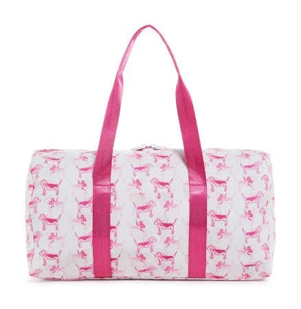 DUFFEL WEEKENDER PUPPY LOVE PINK